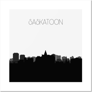 Saskatoon Skyline Posters and Art